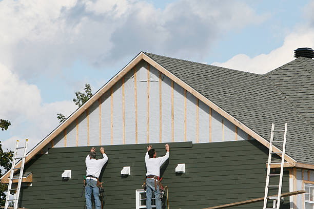 Professional Emergency Siding Repair technician working in Maynard, MA
